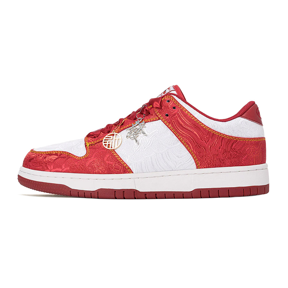 The Red Seal Silk Sneakers