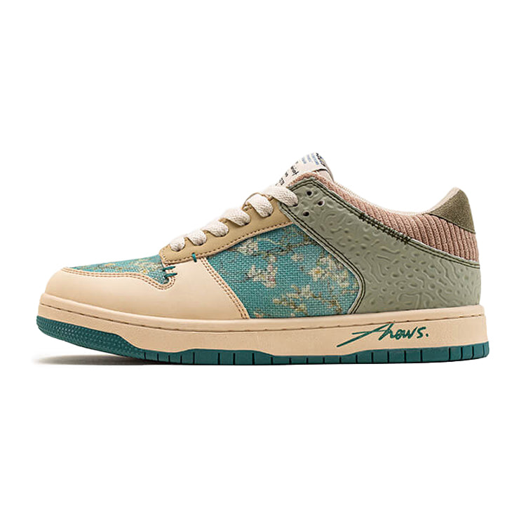 Almond Blossom Sneakers, after Van Gogh