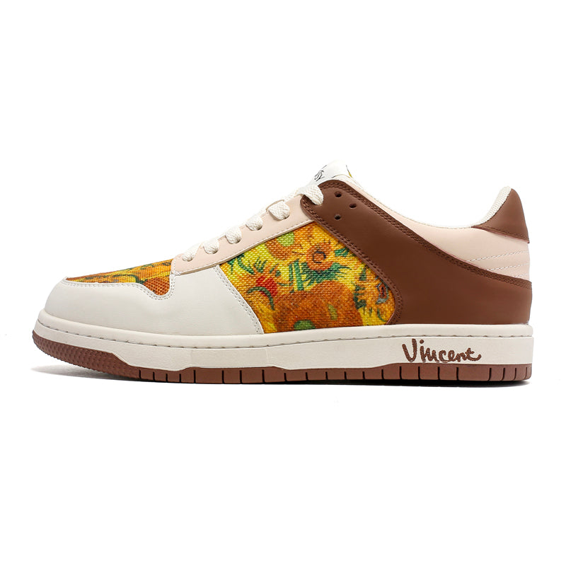 Sunflowers Sneakers, after Van Gogh