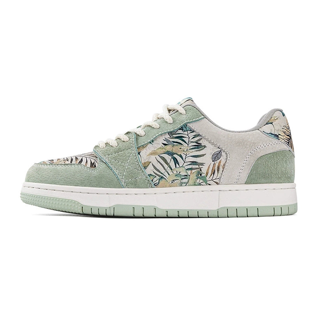 Verdant Impression Watercolour Sneakers