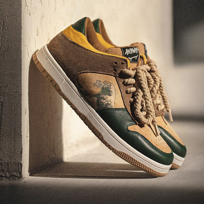 The Great Wave Sneakers, after Hokusai