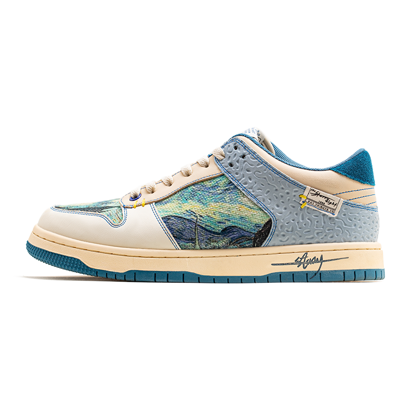 Starry Night Sneakers, after Van Gogh